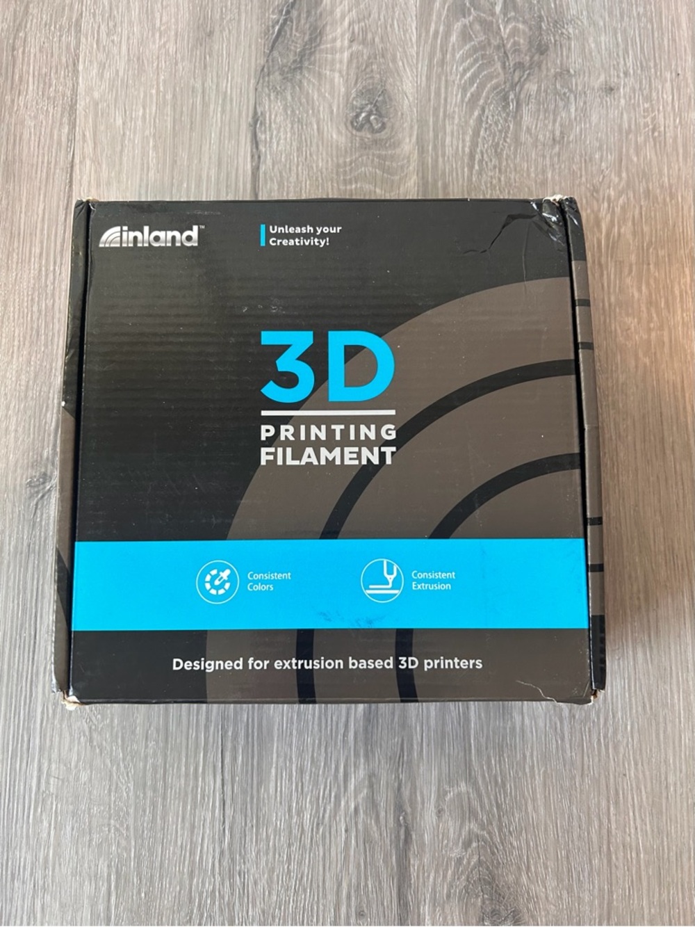 Inland 2.85mm Green 1kg (2.2lbs) Spool 3D Printer Filament